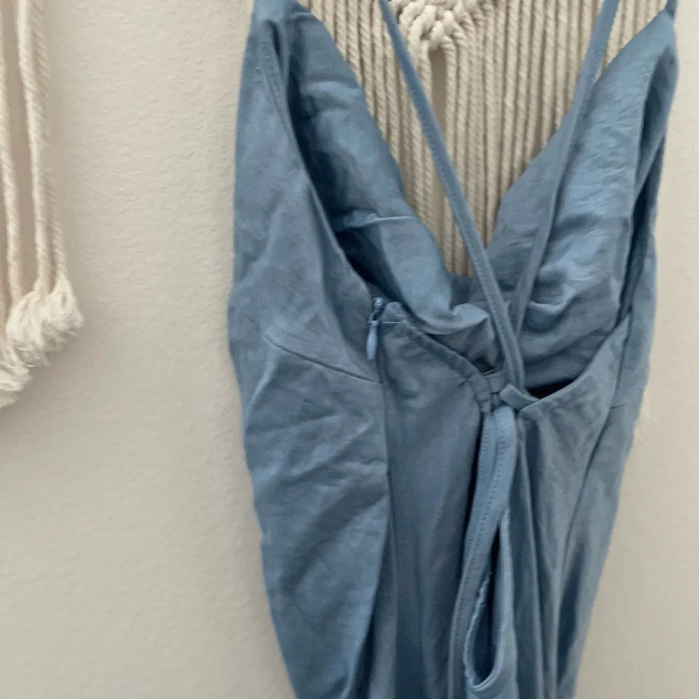 Hello Molly Satin Cowl Neck Midi Dress NWT Sz 6 - Picture 6 of 11